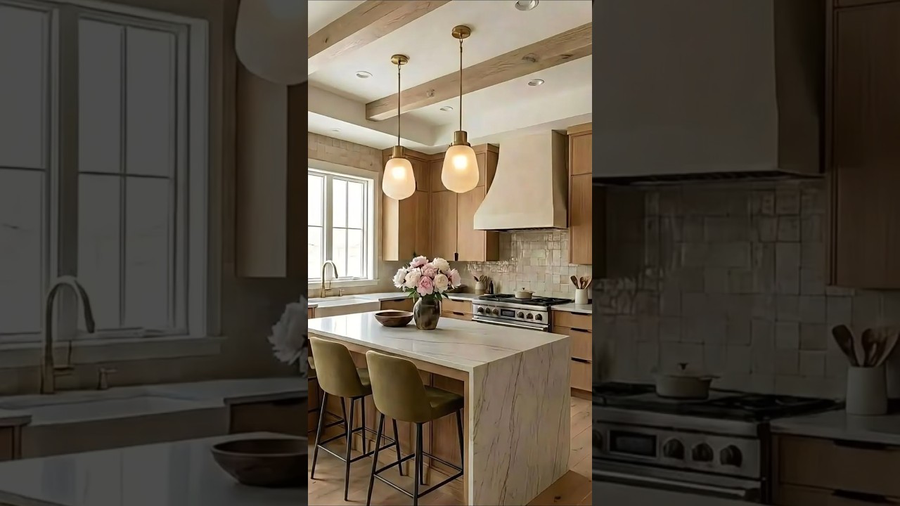 Outdated Kitchen to Modern Dream Space ✨ 