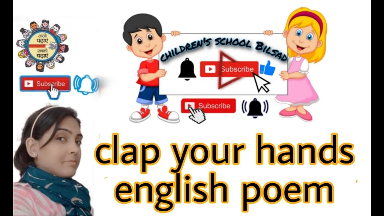 clap your hands english poem|orginal voice video|इंग्लिश कविता सिखाई📖 @worldonthestreetindia