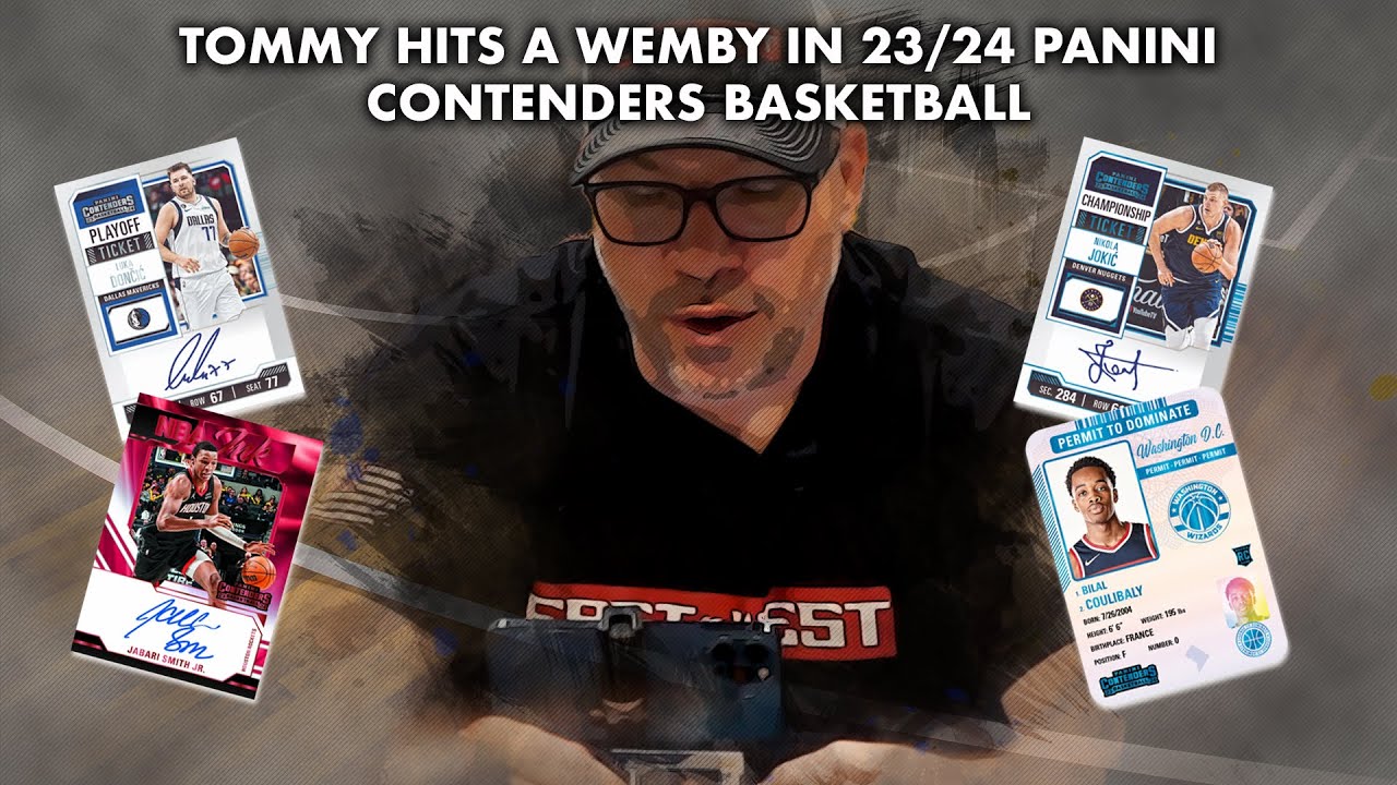 Tommy Hits a Wemby in 23/24 Panini Contenders Basketball