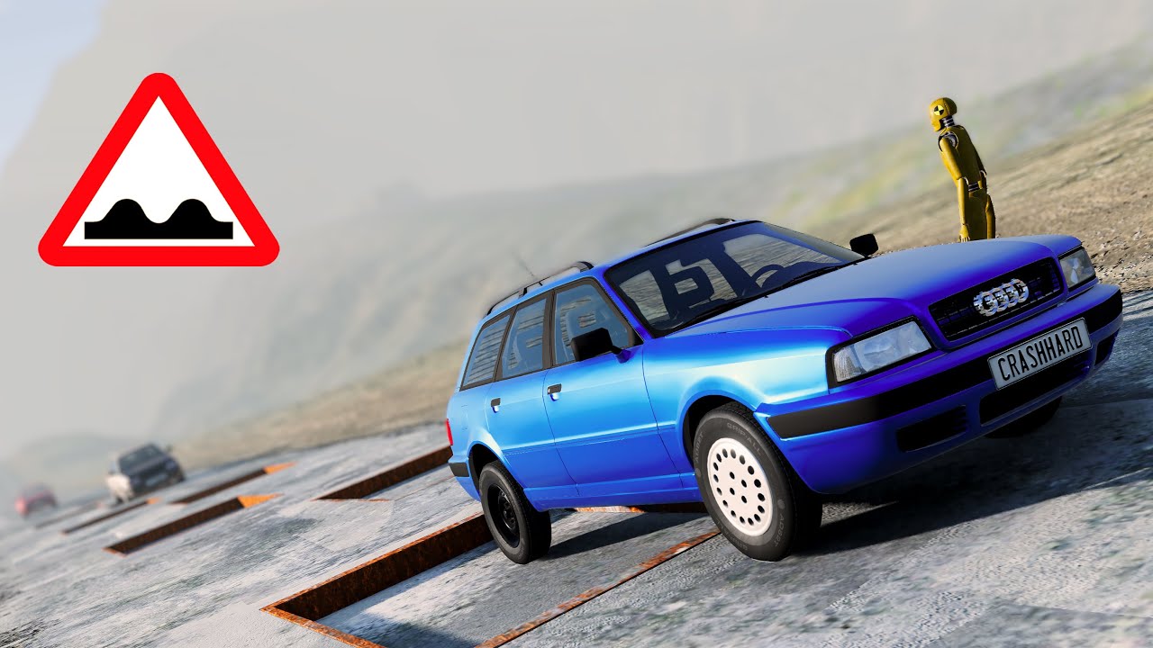 BeamNG Drive - Suspension & Stress Testing The Audi 80-Series Avant