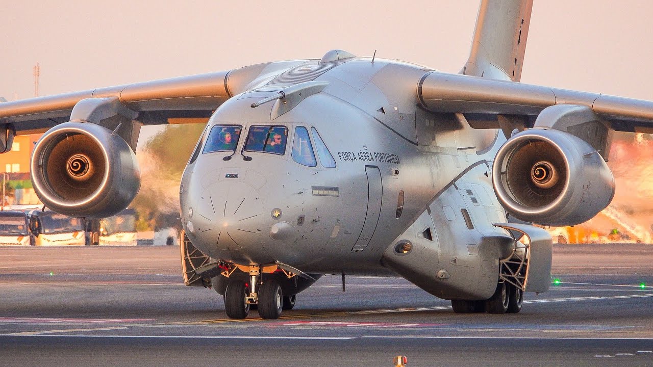 NEW Embraer KC-390 of Portuguese Air Force at Lisbon Airport