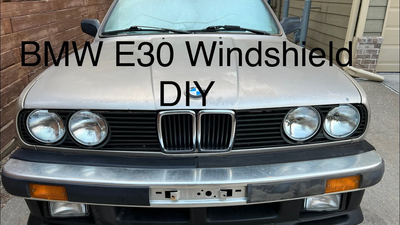 BMW E30 Windshield Install DIY