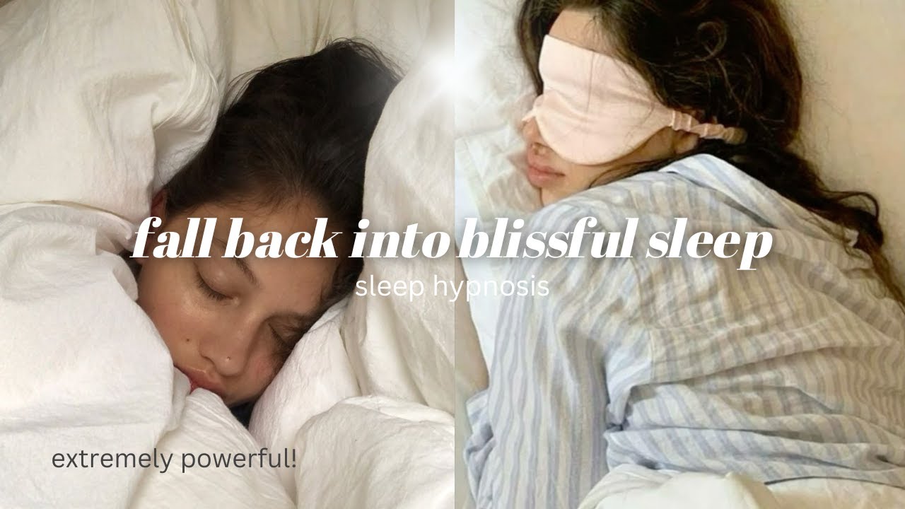 Sleep Hypnosis | fall back asleep & stop overthinking (guided visualisation, sleep count down)