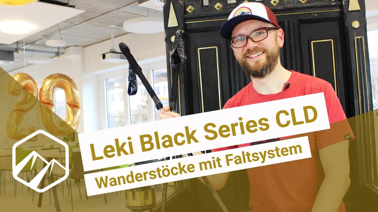 Leki Black Series CLD: Wanderstöcke mit Faltsystem | Bergzeit