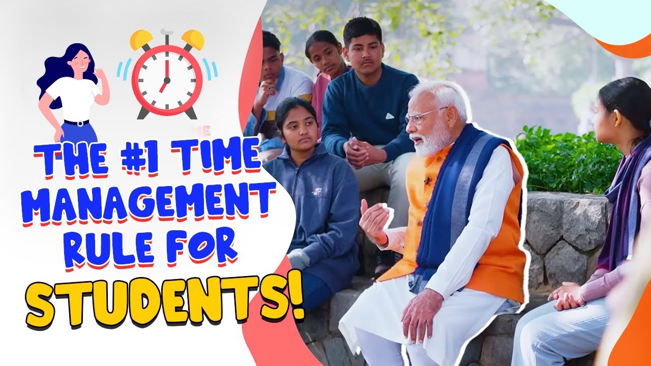 PM Modi&rsquo;s time management secrets will make you more productive | Pariksha Pe Charcha #PPC2025