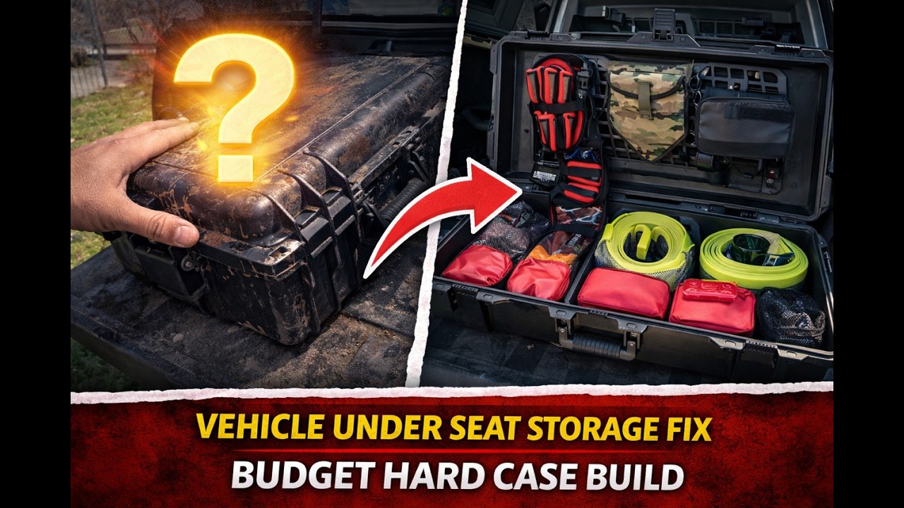 Vehicle Under Seat Storage Fix: Budget Hard Case Build