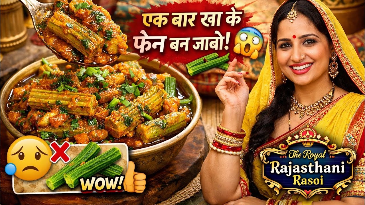 जिन्हें मोरिंगा की सब्जी पसंद नहीं… वो भी ये रेसिपी देखकर फैन बन जाएंगे 😲 @TheRoyalRajasthaniRasoi 