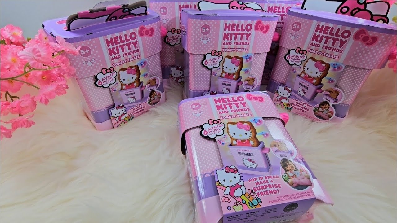 ASMR Unboxing Hello Kitty Toasty Treatz