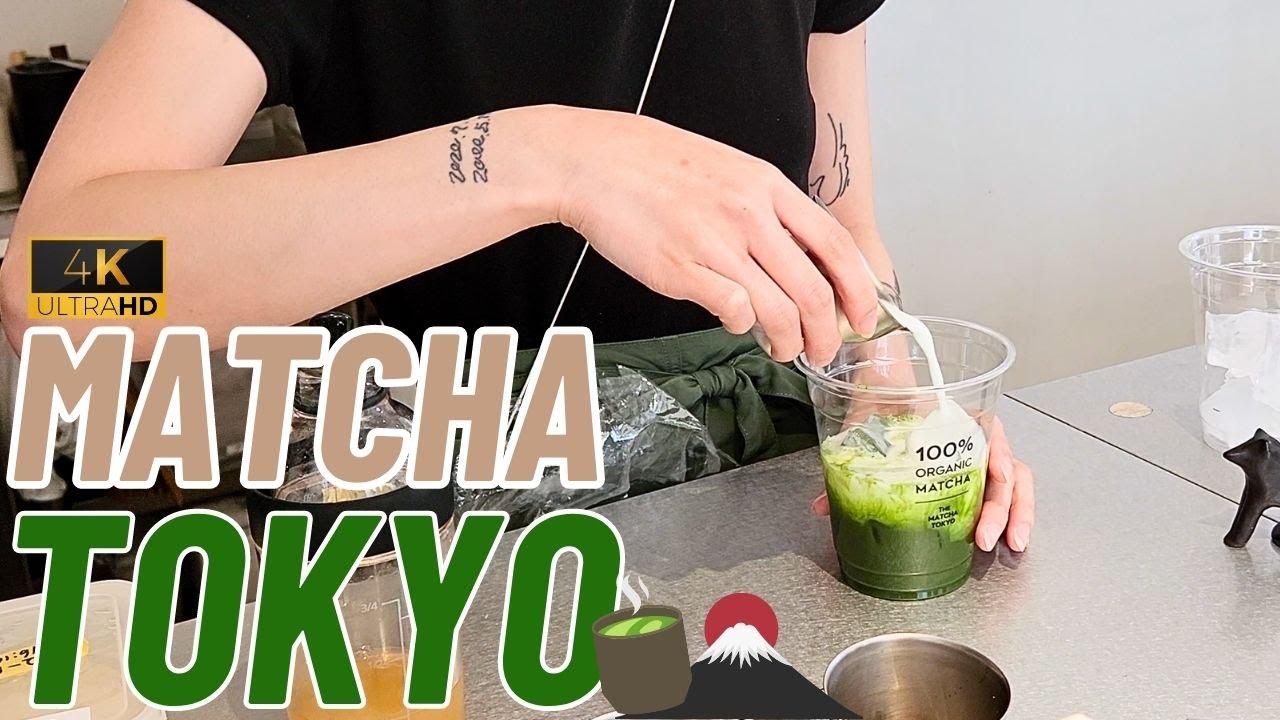 Visiting Japan Matcha Tea Room🍵| The Matcha Tokyo| Organic Matcha | How to make matcha coffee latte
