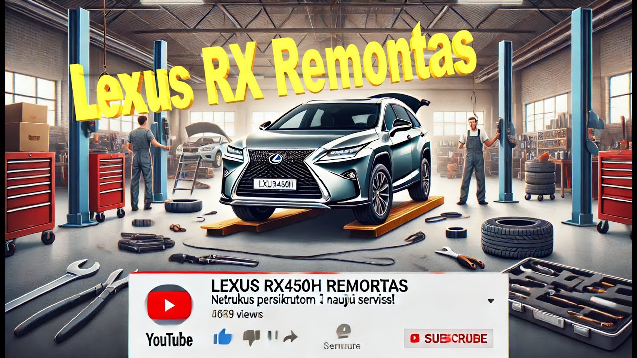 Lexus RX450H Remontas ir Didelės Naujienos: Persikraustome į Naują Auto Servisą! 🚗🔧