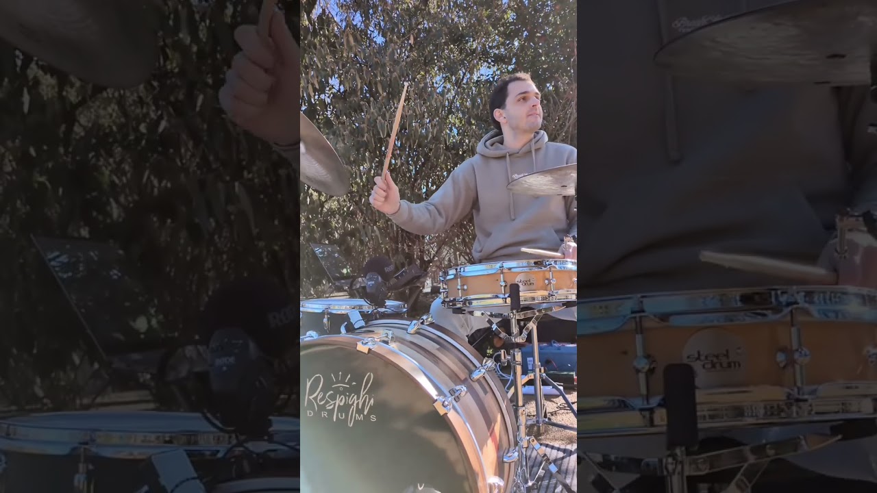 Busking with the drums