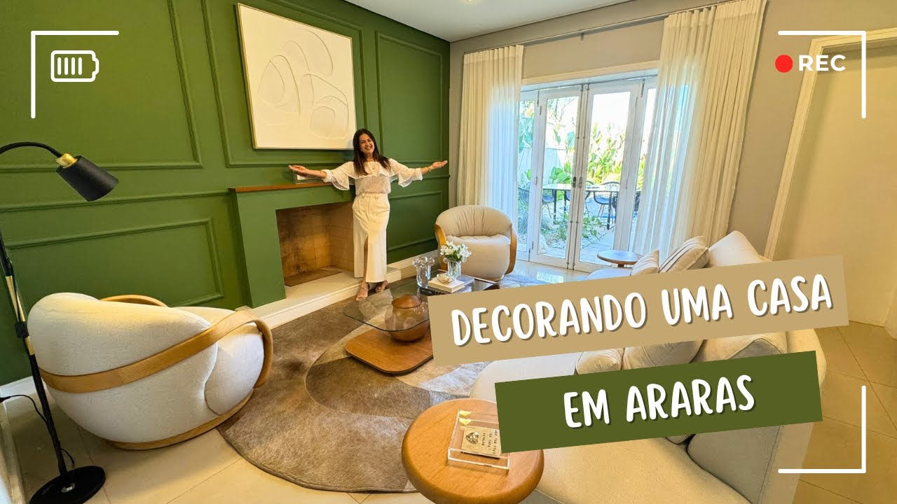 Bastidores de decoração: Casa Contemporânea em Araras SP