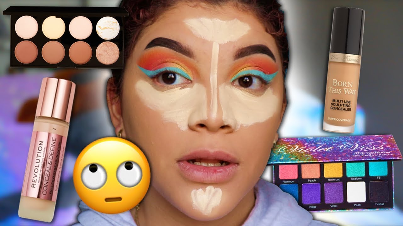 PROBANDO MAQUILLAJE POPULAR DE INSTAGRAM?!! | LA ESTAFA TOTAL🙄....