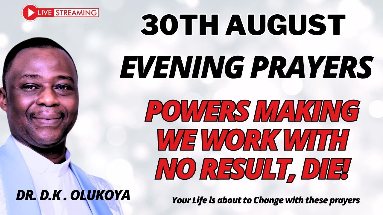 I OVERCOME PROFITLESS HARD WORK BY FIRE OLUKOYA EVENING PRAYERS #mfm live