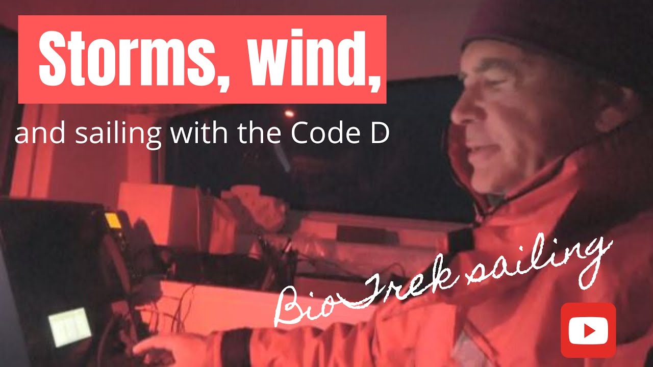 Ep 16 Storm, wind, repairs and tweaking the rigging.