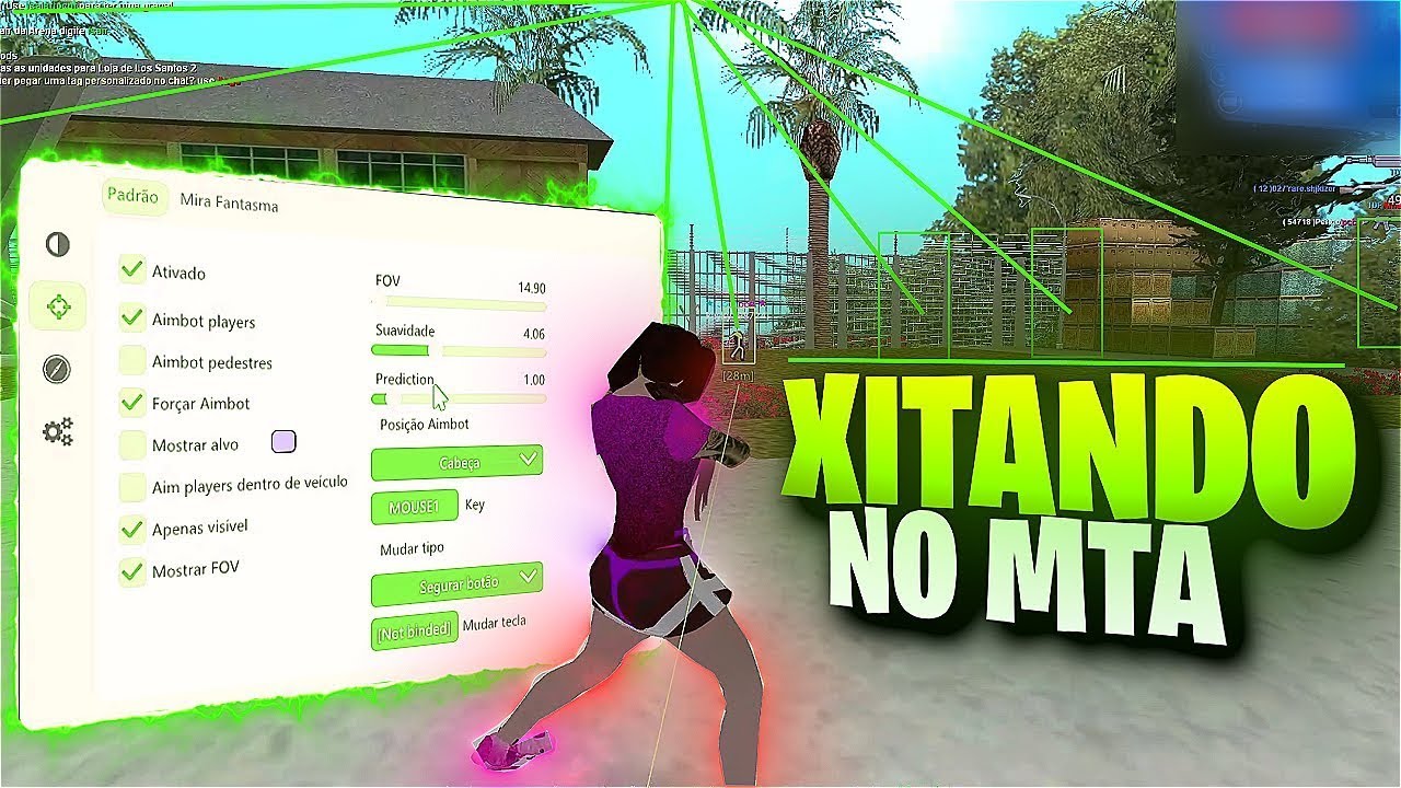 SOLTEI O MELHOR CHEAT GRATIS PARA MTA 1.6 - AIMBOT/ESP - MISC - KAKA BOY - PUXAR DINHEIRO - [MTA:SA]