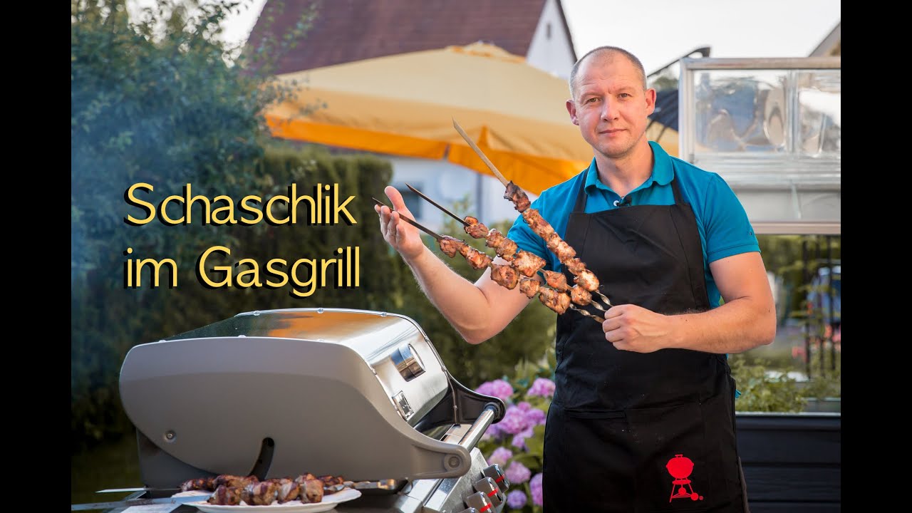 Schaschlik im Gasgrill / Weber Genesis II E-410 / Weber Genesis 2 / Folge 17