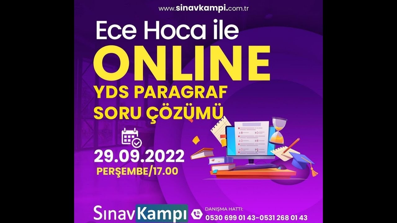 2021-EKİM YDS PARAGRAF SORU ÇÖZÜMÜ I ECE HOCA