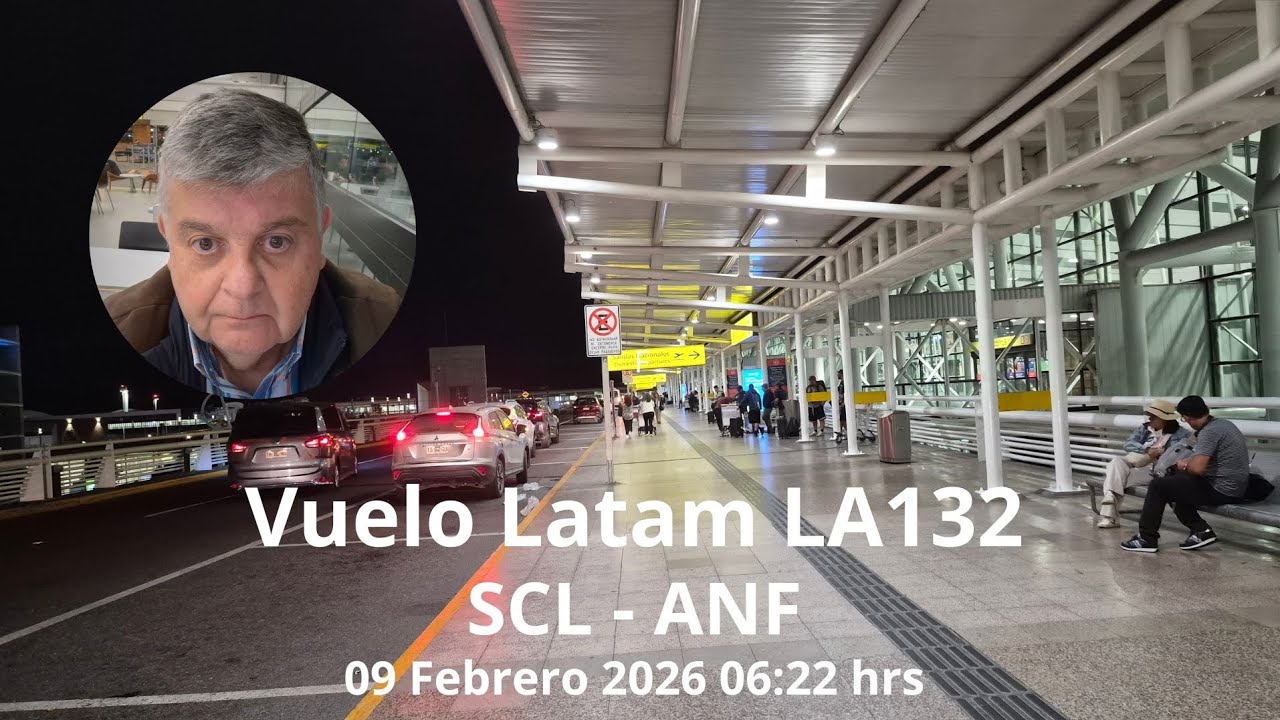 Vuelo Latam LA132 09 Febrero 2026 06:22 hrs A320 Cabina Premium Economy 