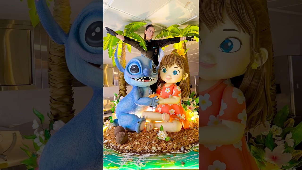 Giant stitch cake #stitch ch