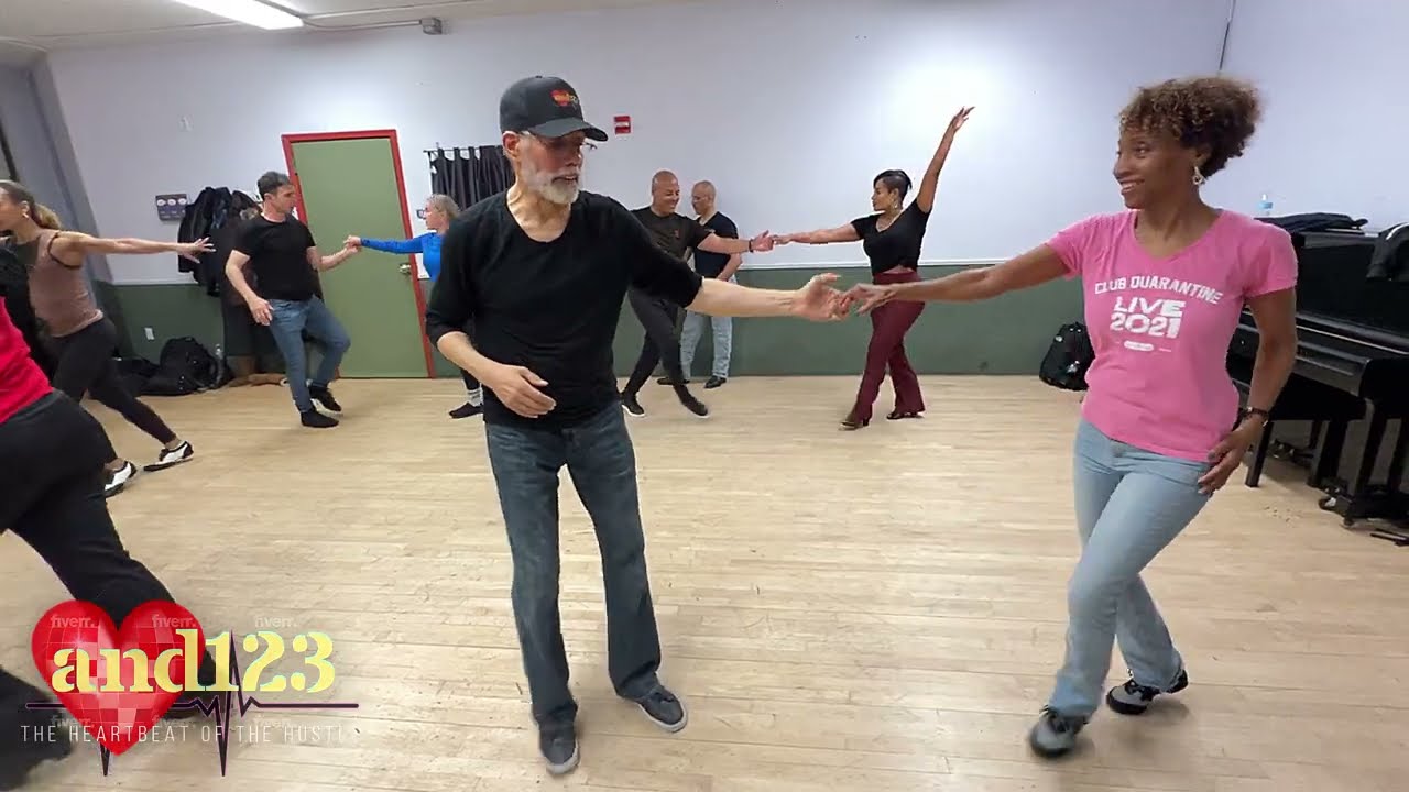 Nelson Flores Latin Hustle Class Demo, Ripley Grier, NYC 2/18/2025 (pt1) #dance #hustledance #dwts