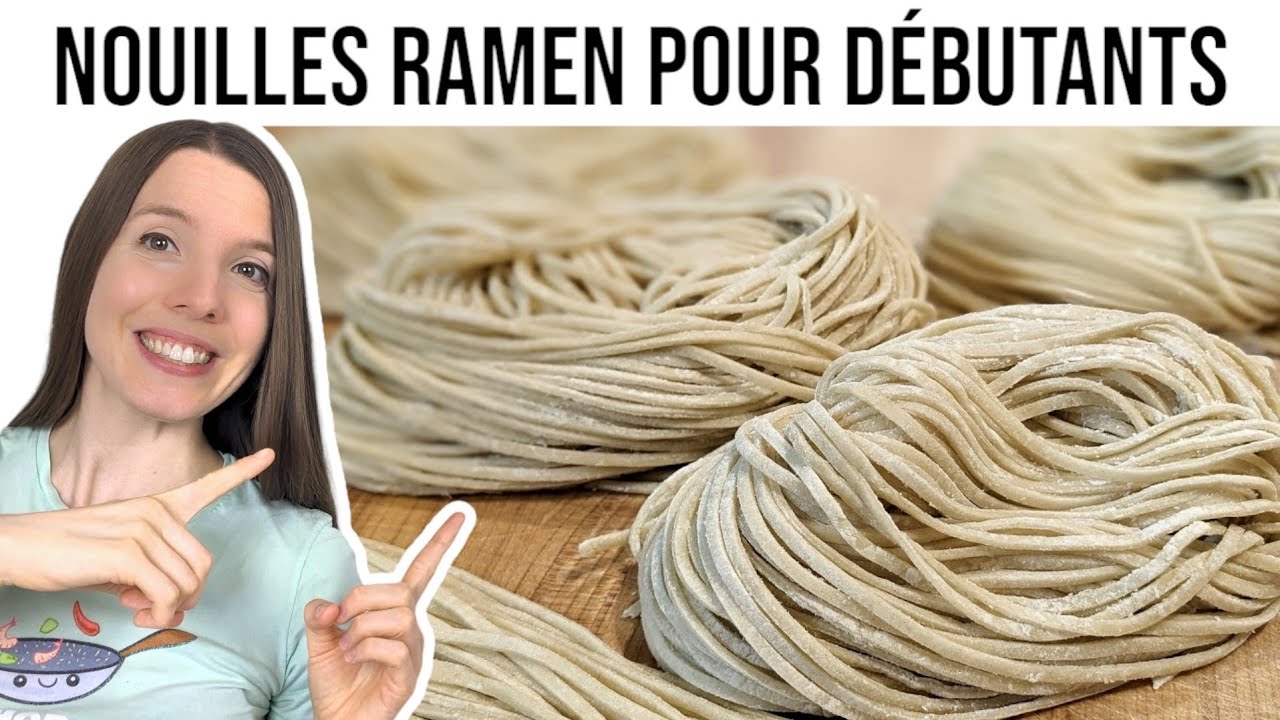 Comment faire des NOUILLES RAMEN maison authentiques - GUIDE POUR DÉBUTANTS - HOP DANS LE WOK