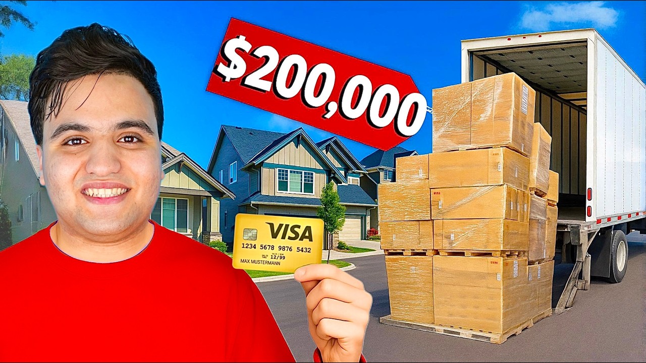 سرقت البطاقة البنكيه بتاعت اخويا 😳 اشتريت بيها منتجات من امازون ( بـ200,000$ )😱💔 !