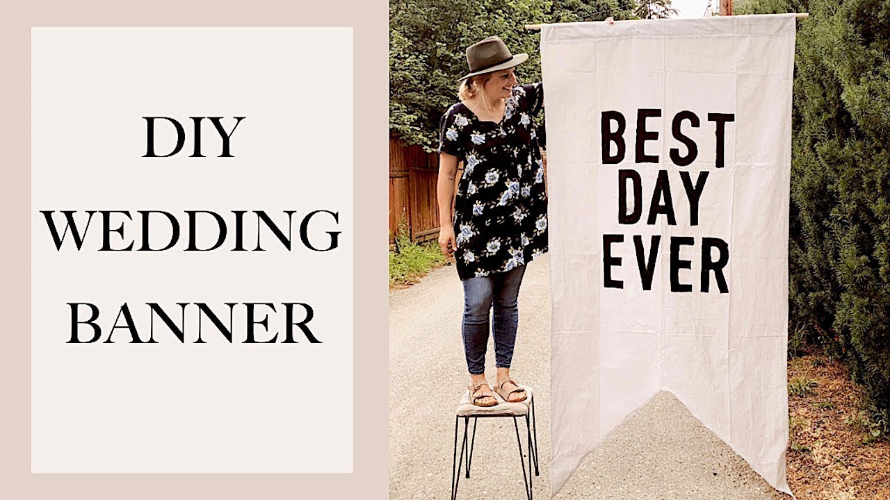 DIY Wedding Banner Decor
