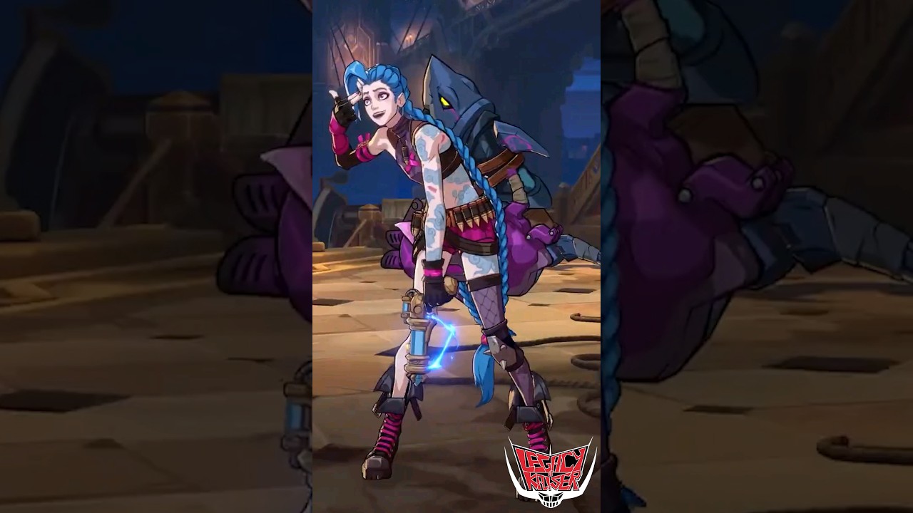 ❤️JINX got some CRAZY Taunts in 2XKO❤️ #2xko #leagueoflegends #shorts #riotgames #jinx #arcanev