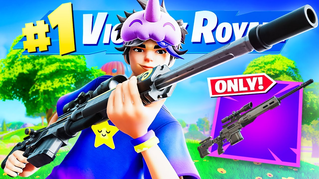 Can I Win using Snipers ONLY in Fortnite Chapter 7?!