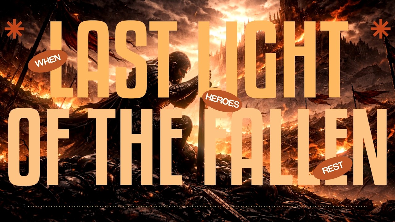 LAST LIGHT OF THE FALLEN 🔥⚔️ | Epic Dark Fantasy Battle Anthem