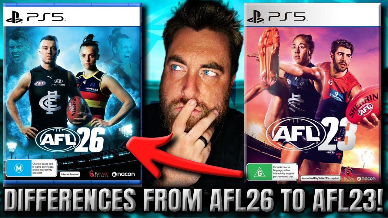 THE MAIN DIFFERENCES BETWEEN AFL26 AND AFL23! #AFL26 #AFL23