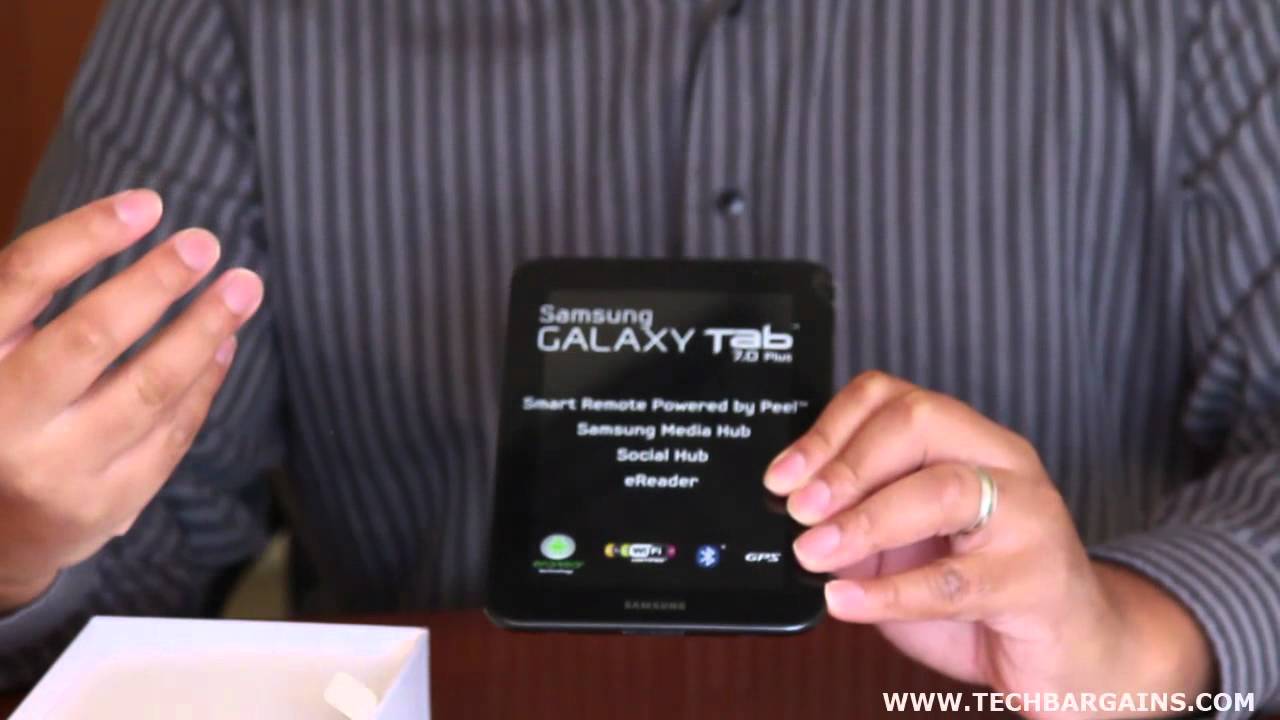 Samsung Galaxy Tab 7.0 Plus Unboxing (HD)