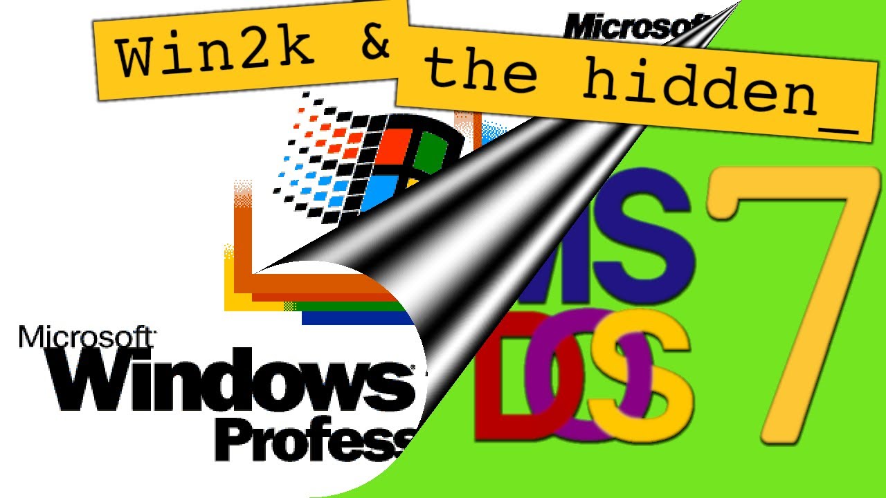 Under the hood of Windows 2000: The MS-DOS 7 that hides beneath