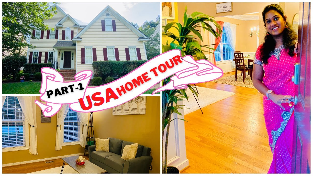 USA Home Tour 2021 Tamil/First Floor Home Tour Vlog/Home Decorating Tips/Indian Home Tour In USA