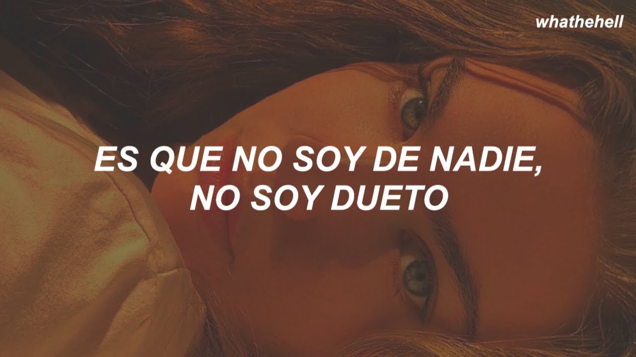Kali Uchis – de nadie (letra)