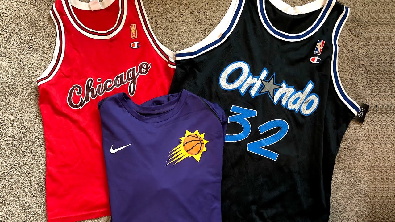 UPTOWN CHEAPSKATE NBA JERSEYS! TUESDAY THRIFT FINDS!