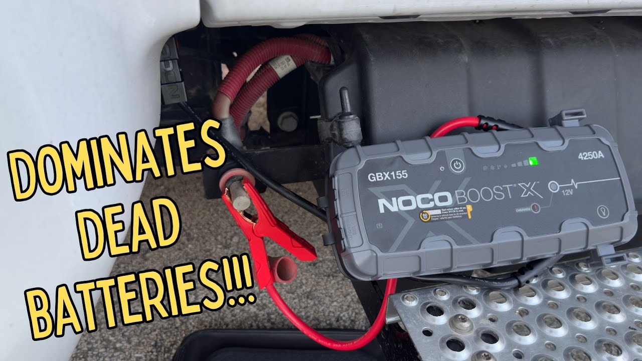 NOCO GBX155 Review | Extreme 4250A Jump Starter for Big Trucks & Diesel Engines | Big Power!