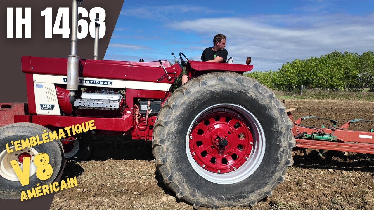 INTERNATIONAL HARVERSTER 1468, Baptiste nous présente son rare V8 américain (et pas que ...) - Ep162