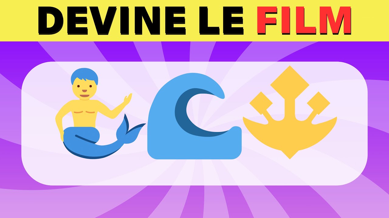 Devine les 50 films grâce aux émojis  🎬 | Quiz Émoji