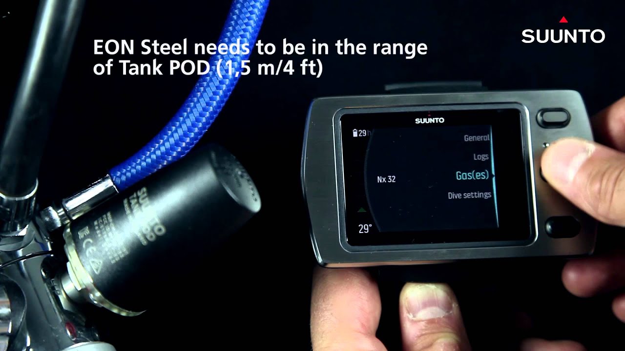 Suunto EON Steel How to pair with Suunto Tank POD