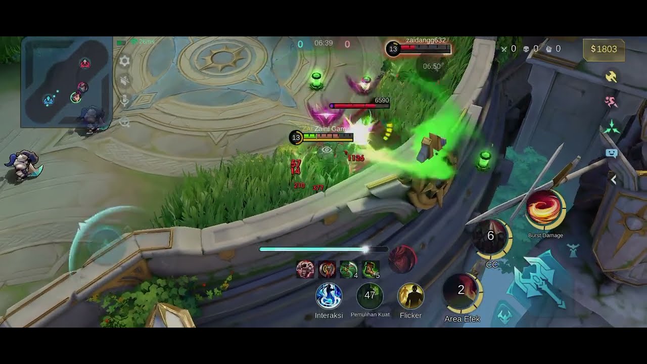 Main game by one lagi tapi masih saya pake X. Borg Melawan adekku sekarang pake hanzo