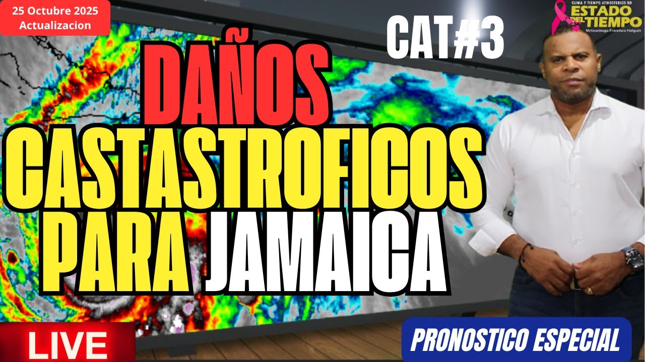 HURACAN MELISSA SERA CATASTROFICO CUANDO LLEGUE A JAMAICA