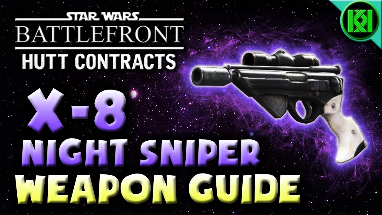 Star Wars Battlefront: X-8 Night Sniper (Gameplay) Weapon Guide | Lando's Hand (X8 Bespin DLC)