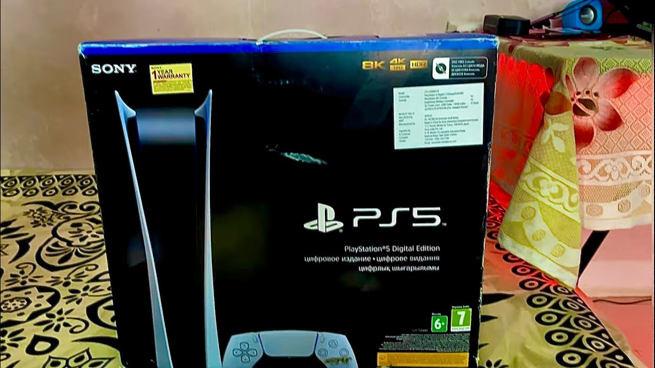 PS5 Digital Edition Unboxing, Setup and Need for Speed Payback Gameplay 4K 60FPS