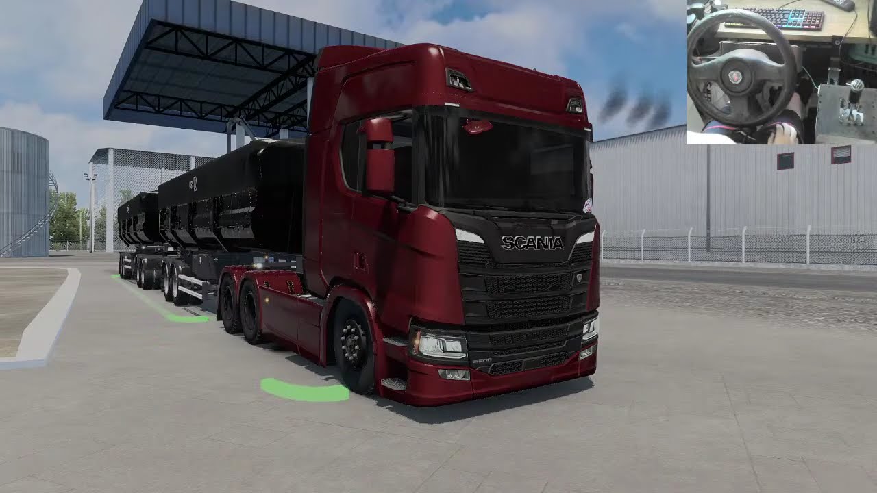 [POV] #ets2  com #volantecaseiro de #potenciometro #multivoltas !!!
