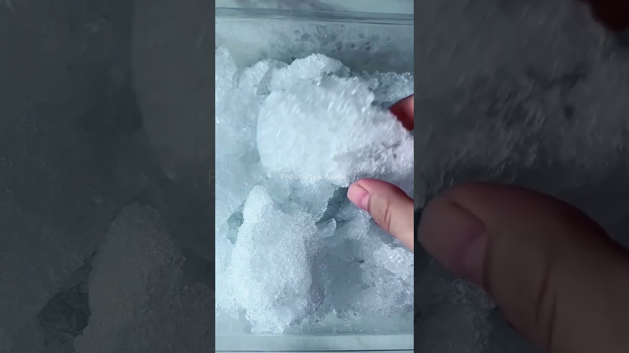CRUSHED ICE EATING ASMR