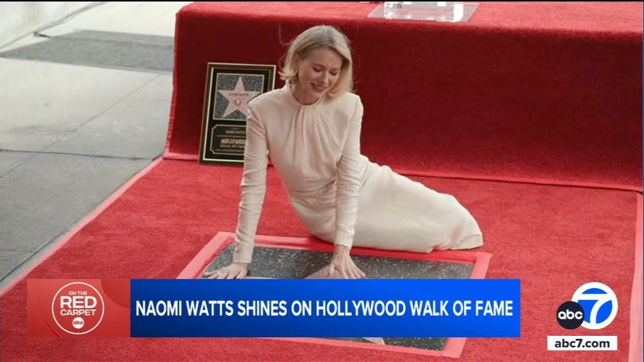 Actress Naomi Watts receives star on Hollywood Walk of Fame