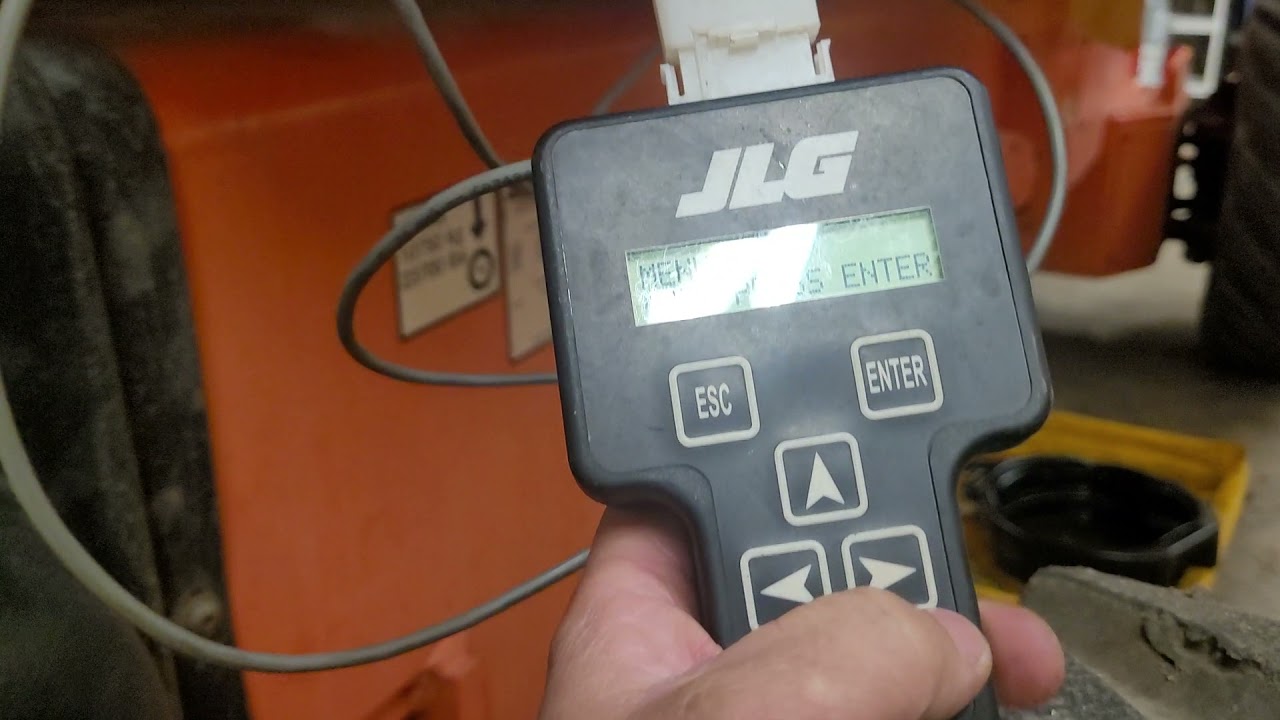 How to use diagnostic tools for JLG machine and BOOM valve troubleshooting Part1