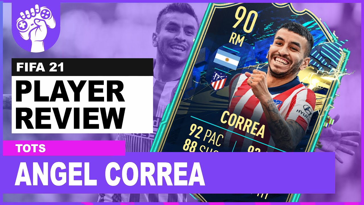 THE DEFINITON OF SPEED DRIBBLER! | 90 RATED TEAM OF THE SEASON ANGEL CORREA | FIFA 21 Review |